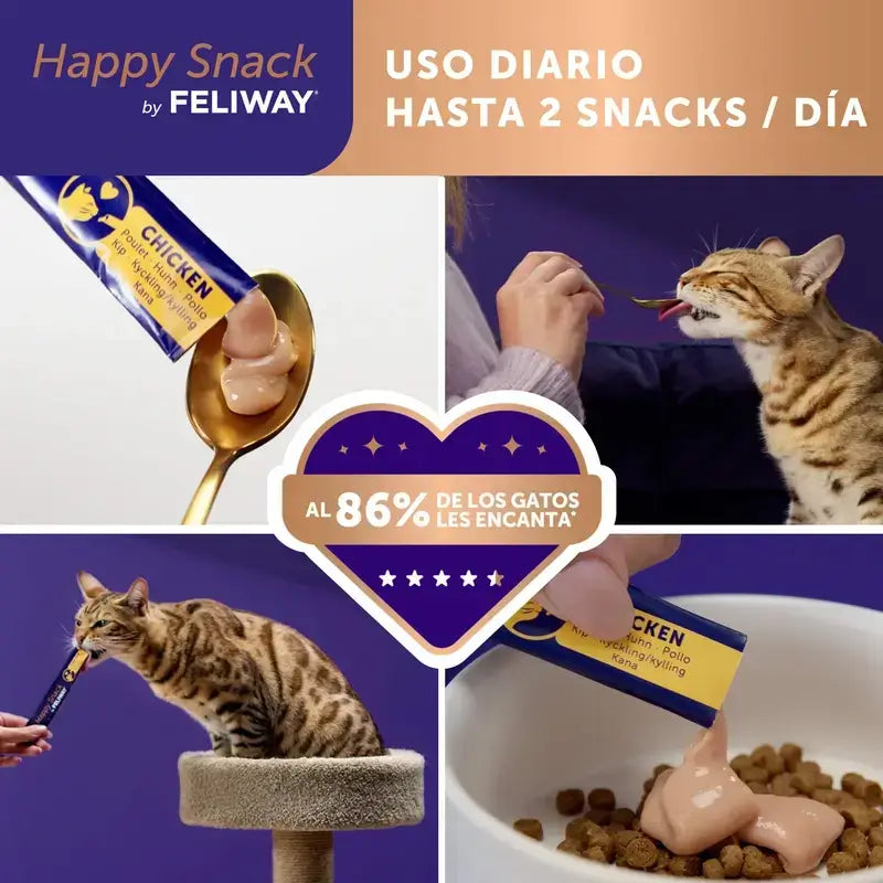 Feliway Happy Snack, paquet de 2 x 6 bâtonnets
