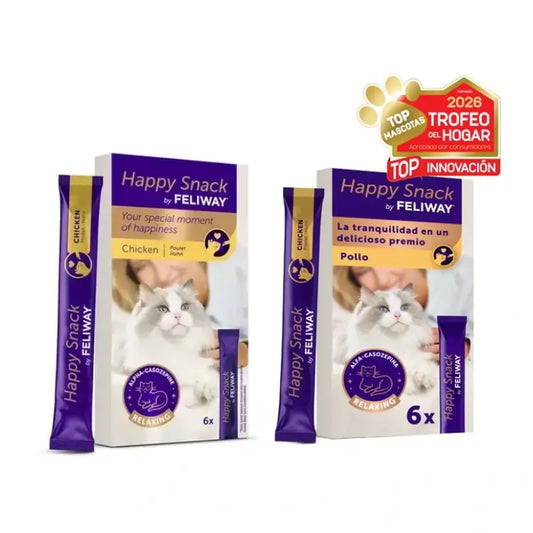 Feliway Happy Snack, paquet de 2 x 6 bâtonnets