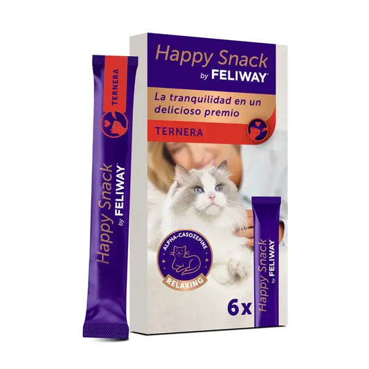 Feliway Happy Snack au veau, 6 sachets