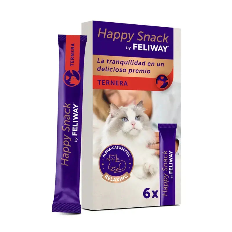 Feliway Happy Snack au veau, 6 sachets