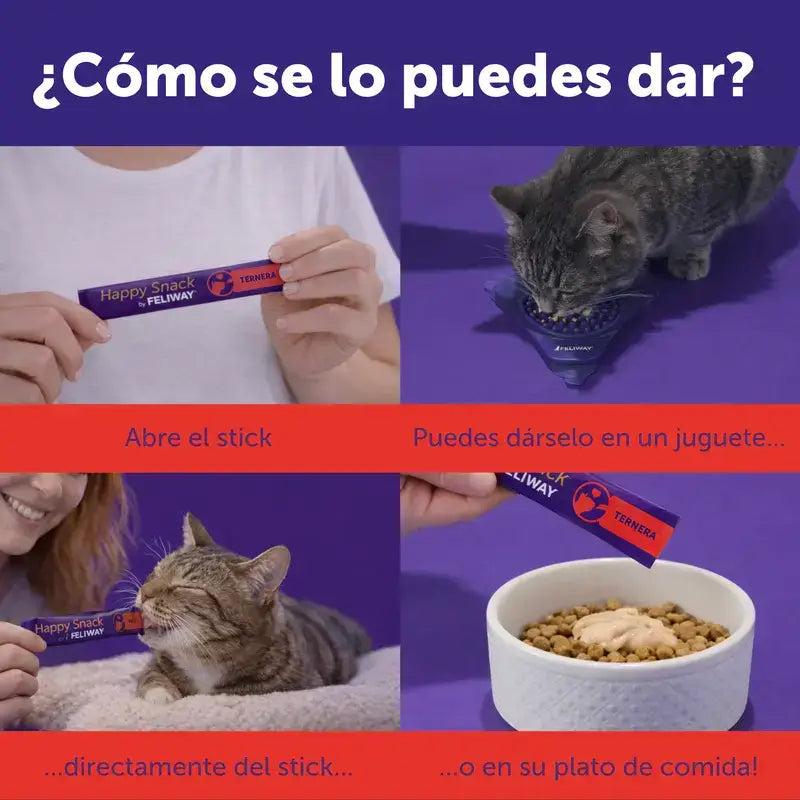 Feliway Happy Snack au veau, 6 sachets