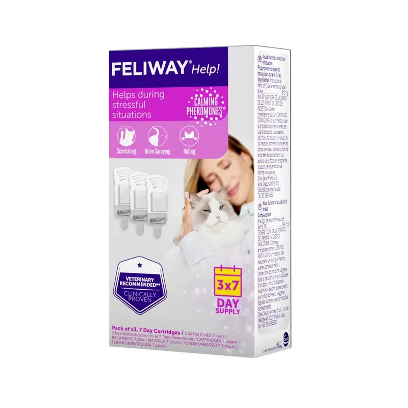 Feliway Help 3 Recharges