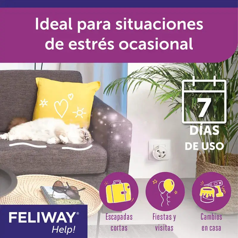 Feliway Help Diffuseur + Recharge