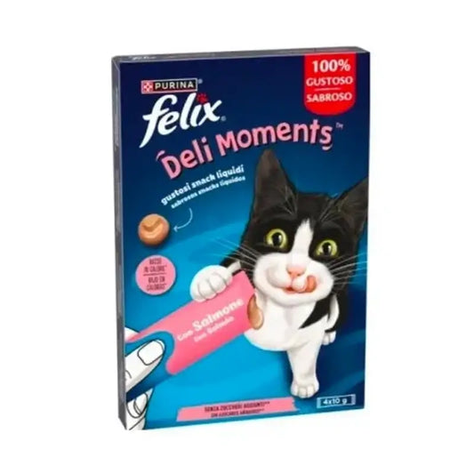 Felix Deli Deli Monents Saumon 11(4X10G)
