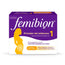 Femibion 1 Premier trimestre de grossesse, Semaines 1-12, Acide Folique Plus, 28 Comprimés