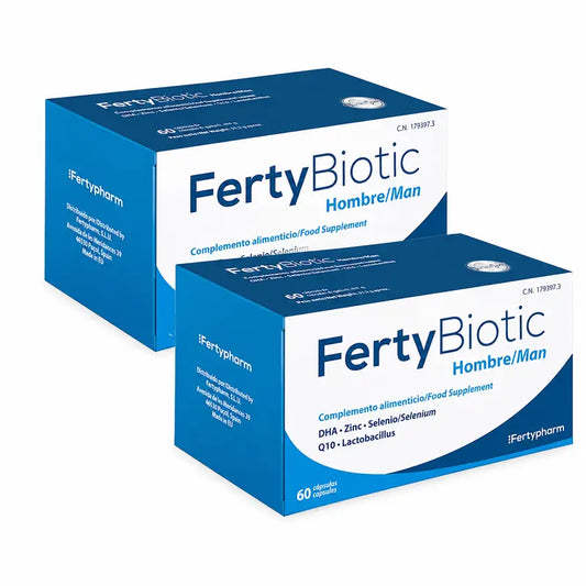 Fertybiotic  Homme, lot de 2 x 60 gélules
