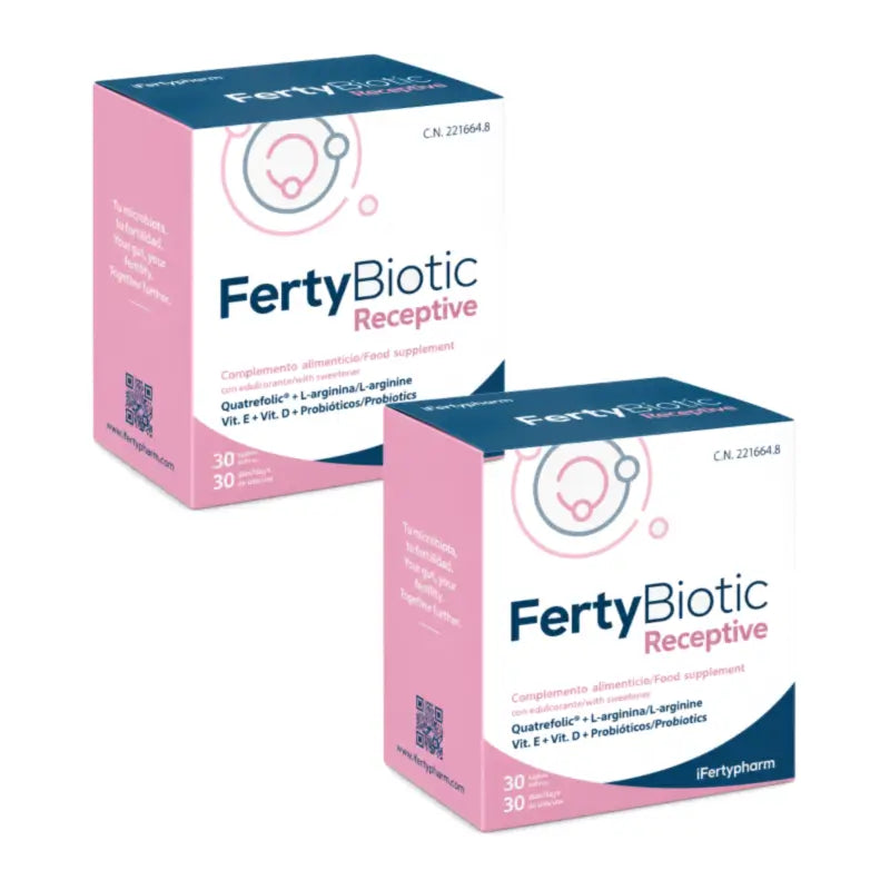 Fertybiotic Receptive Pack 2 x 30 gélules + 30 sachets