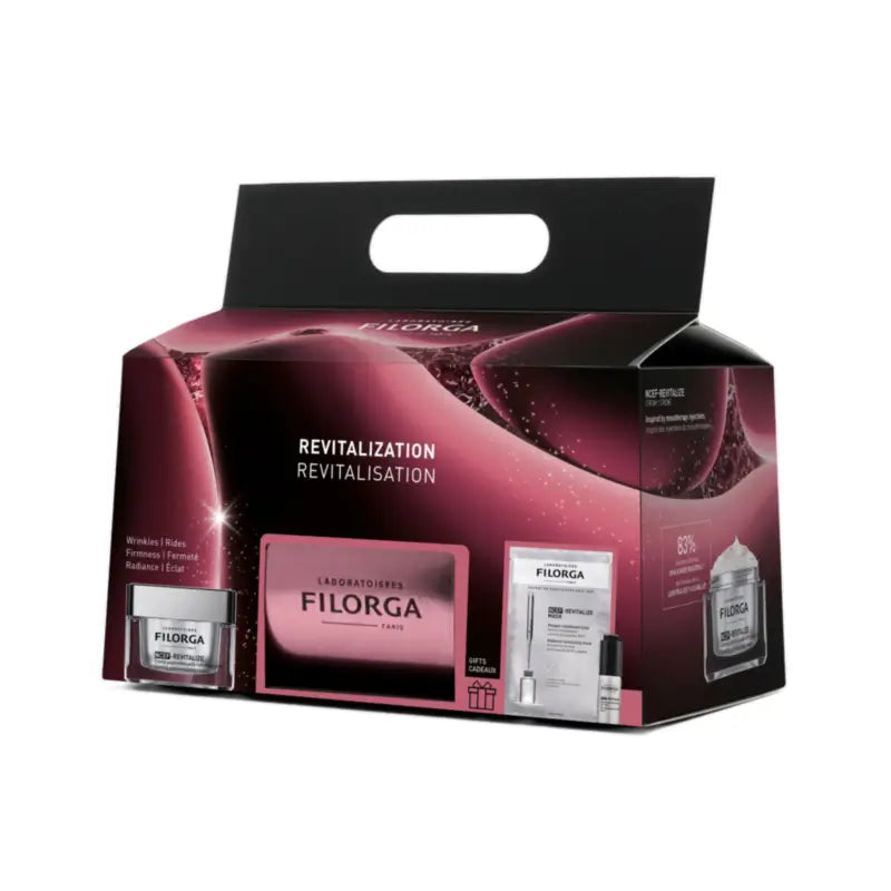 Coffret de Noël Filorga : Crème NCEF-Revitalize 50 ml + Masque cadeau 20 ml et Sérum 5 ml