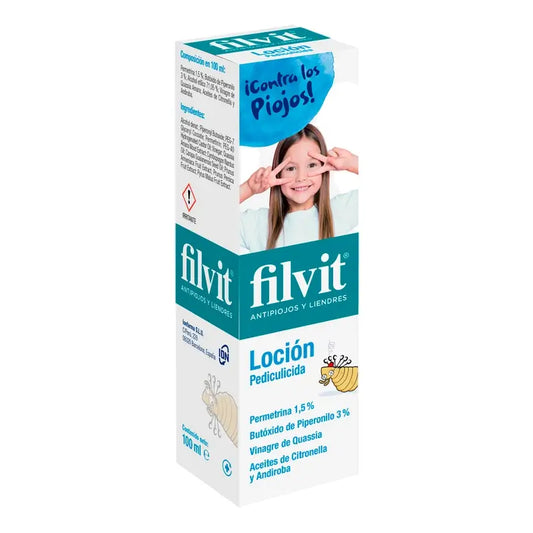 Filvit Lotion pédiculicide anti-poux et lentes 100 ml