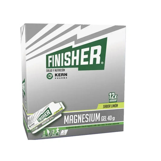 Finisher Gel Magnésium Citron, 40g x 12 sachets