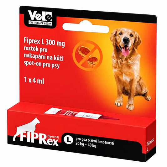 Produit chimique Fiprex L (chiens de 20 à 40 kg), 1 pipette