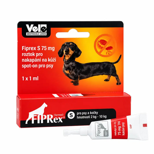 Produit chimique Fiprex S (chiens jusqu'à 10 kg), 1 pipette