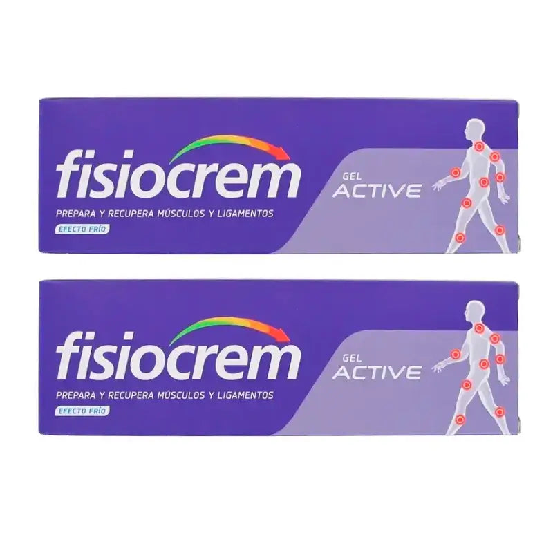 Fisiocrem Active Gel, Pack 2 x 60 ml