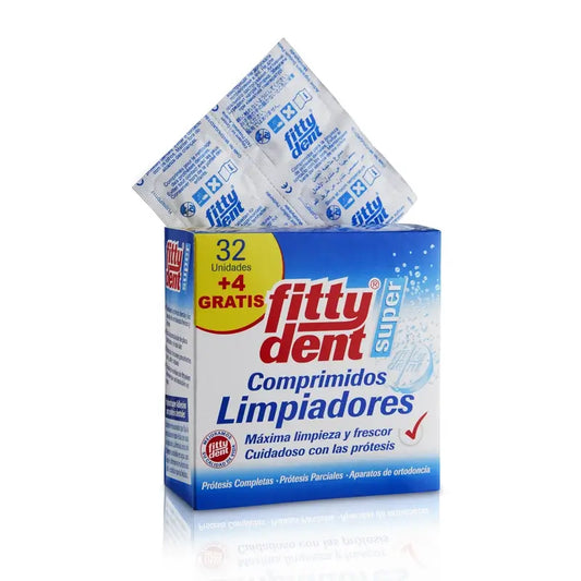 FITTYDENT SUPER CLEANER PROTHÈSE 32 COMPRIMÉS