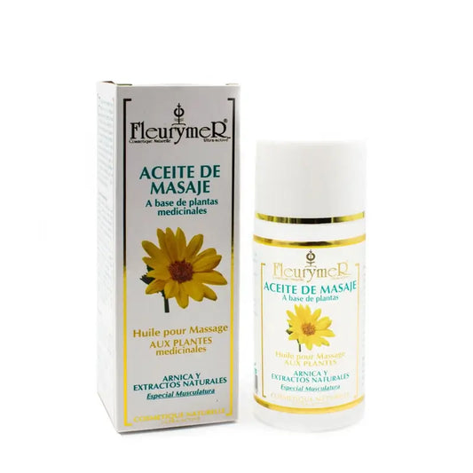 Huile de massage aux plantes de Fleurymer 250Ml.