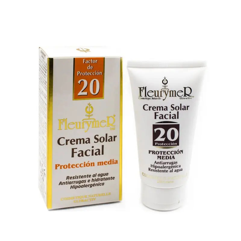 Fleurymer Crème solaire visage Spf-20 Tube 80Ml.