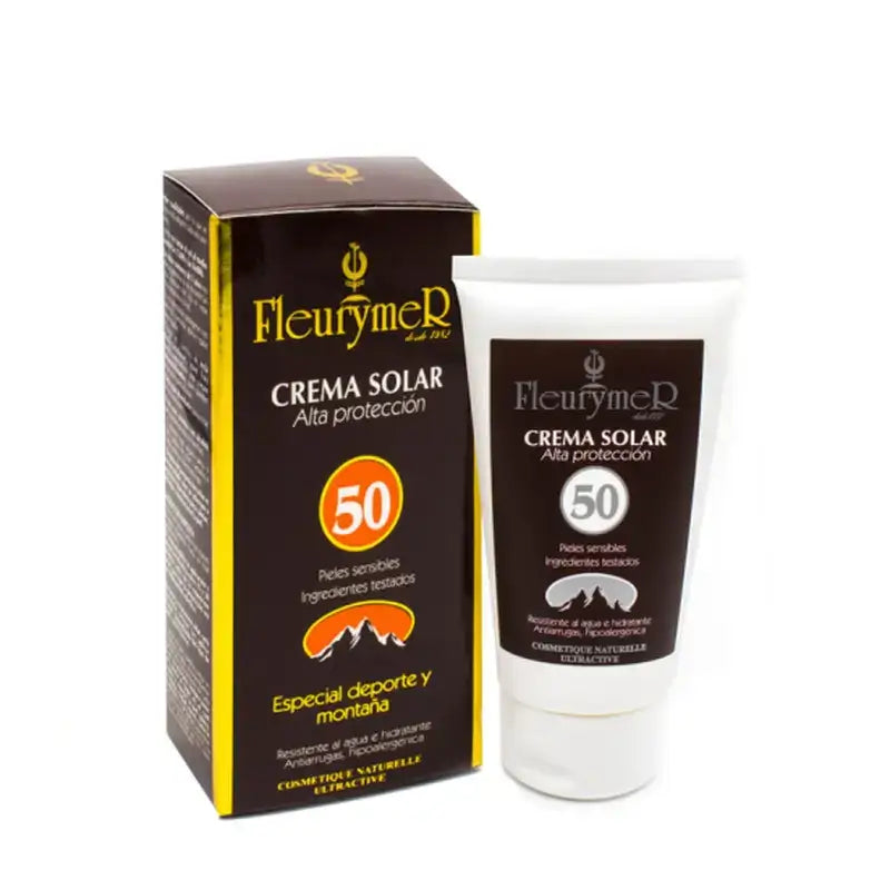 Fleurymer Crème solaire visage Spf-50 Montagne 80Ml.