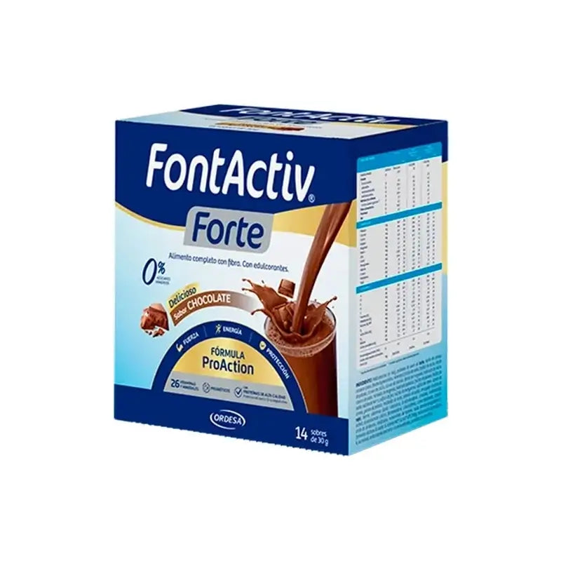 Fontactiv Proaction Forte Chocolat, 14 sachets x 30 grammes