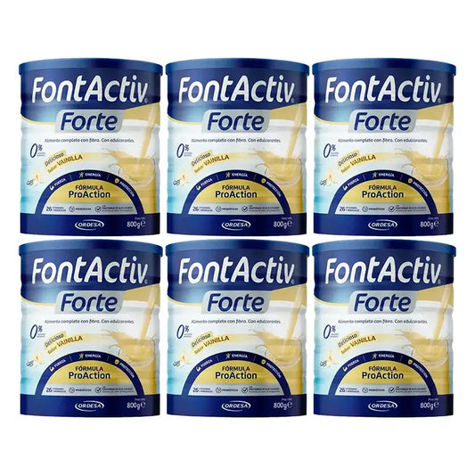 Fontactiv Forte ProAction Vanille, paquet de 6 x 800g