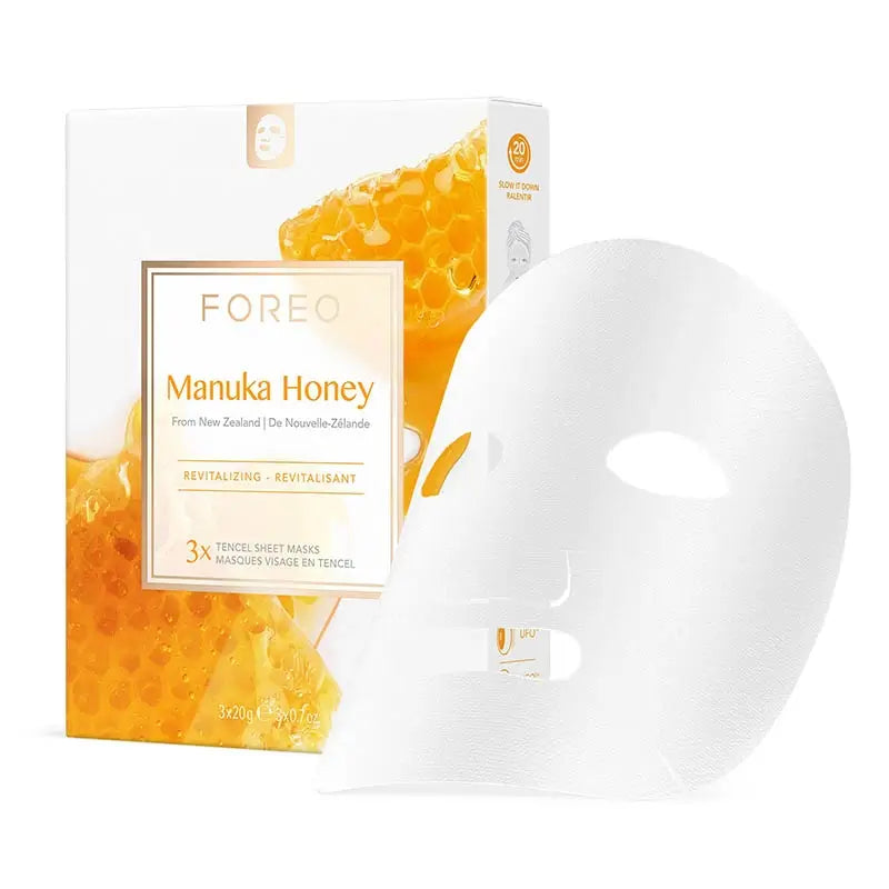 Foreo Masque en feuille Farm To Face - Miel de Manuka x3
