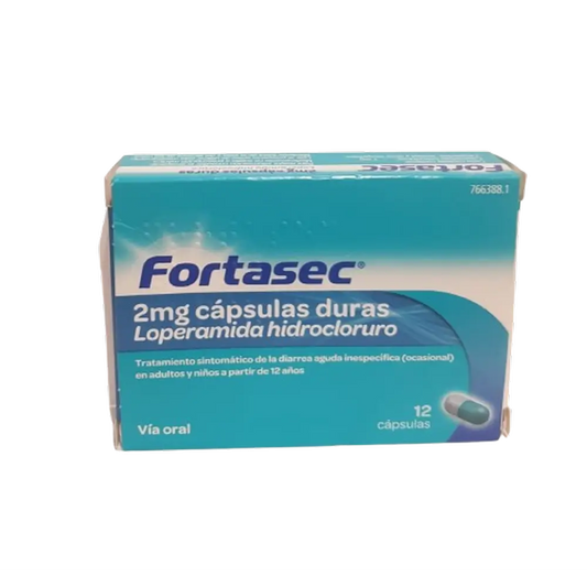 Fortasec 2 Mg , 12 hard capsules