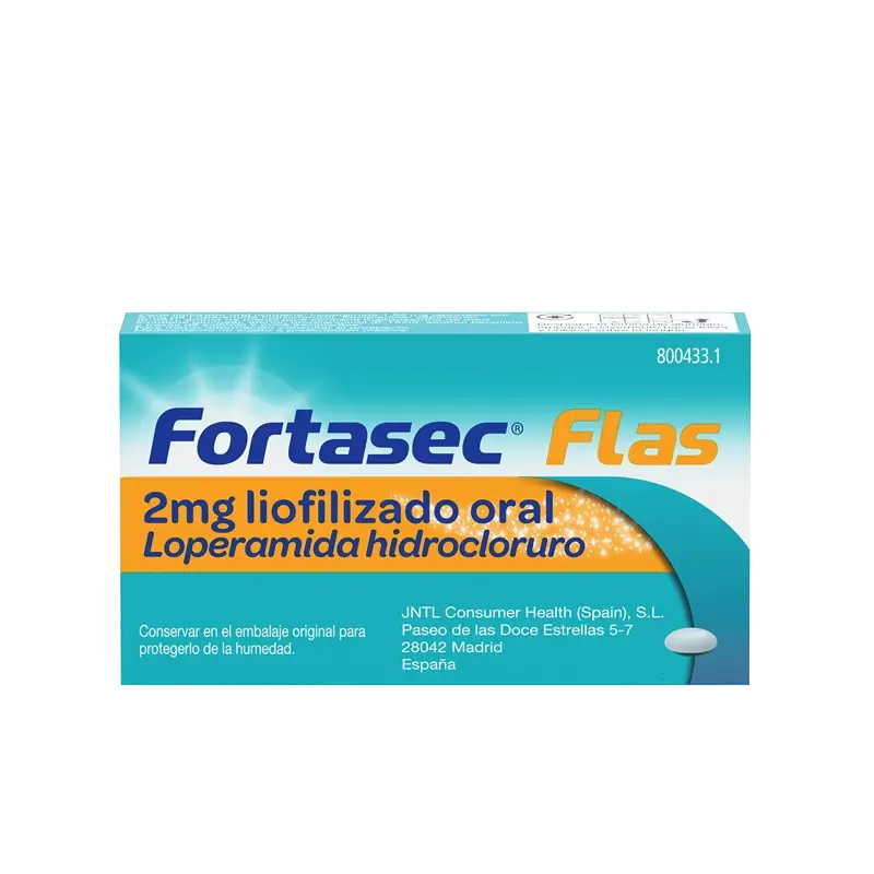 Fortasec Flas 2 mg 12 Comprimés