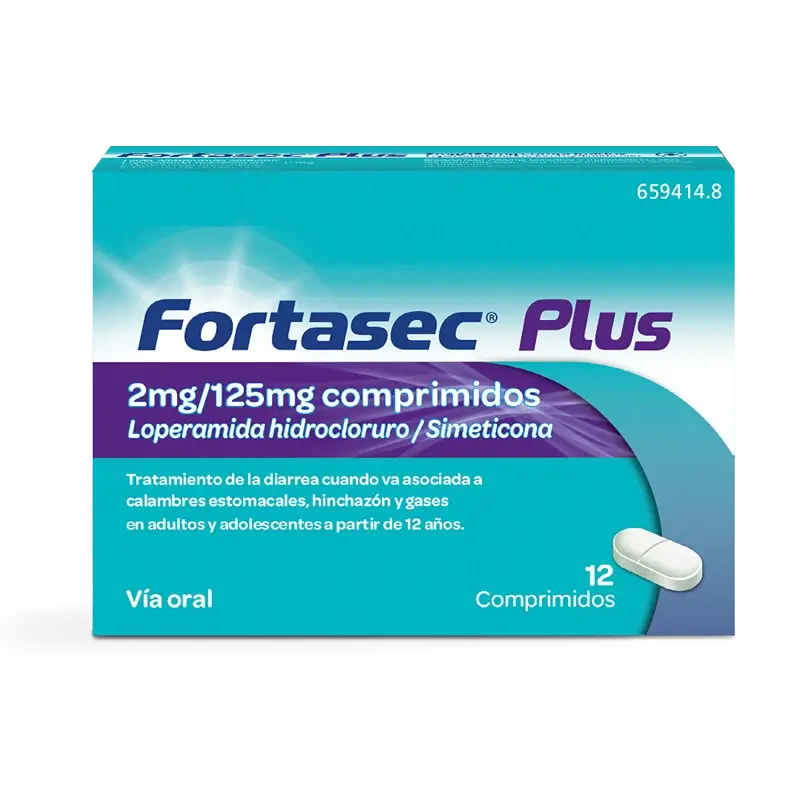Fortasec Plus 2/125 mg 12 comprimés