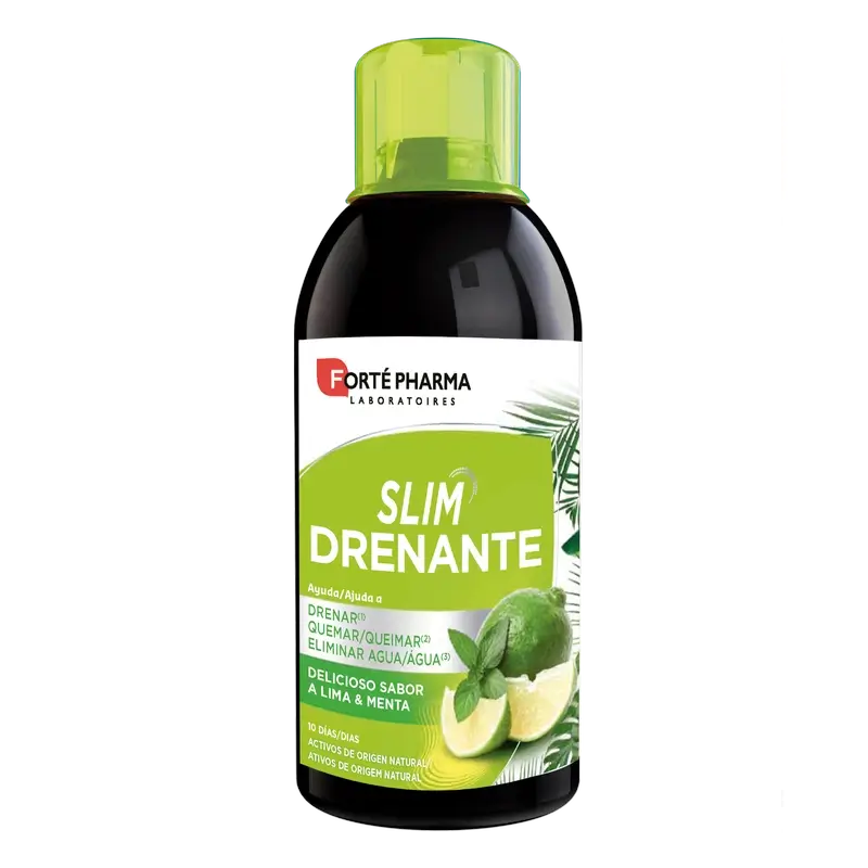 Forte Pharma Slim Draining Lime & Mint Flavour, 500 ml