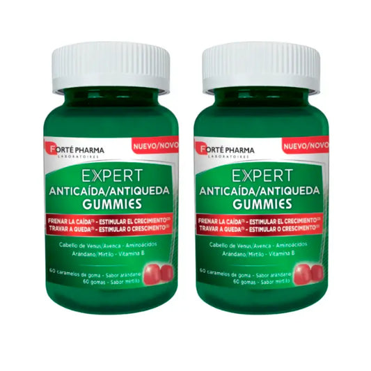 Forté Pharma Duplo Expert Anticaida Gummies, 2 x 60 Candies