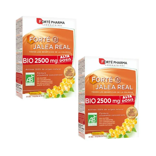 Forté Pharma Duplo Forté Gelée Royale Bio 2500 mg 2 x 20 Amp x 10 ml