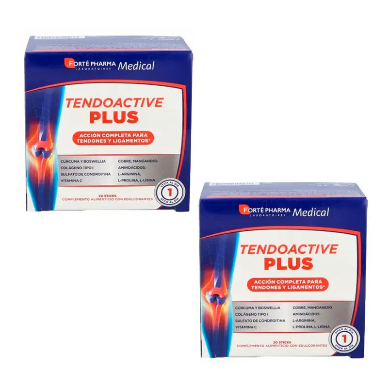 Forté Pharma Duplo Tendoactive Plus 2x 20 bâtonnets
