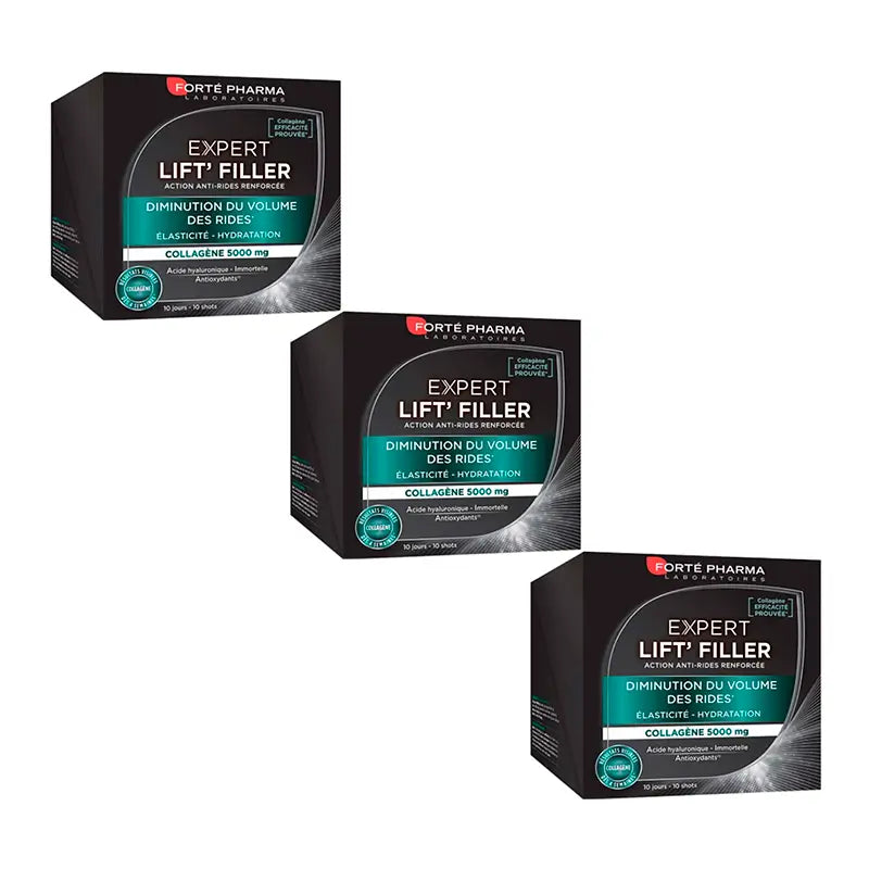 Forté Pharma Triplo Pharma Triplo Expert Lift Filler Volume Diminutif, 3 x 300 ml