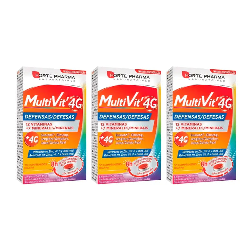 Forté Pharma Triplo Multivit 4 g Défenses