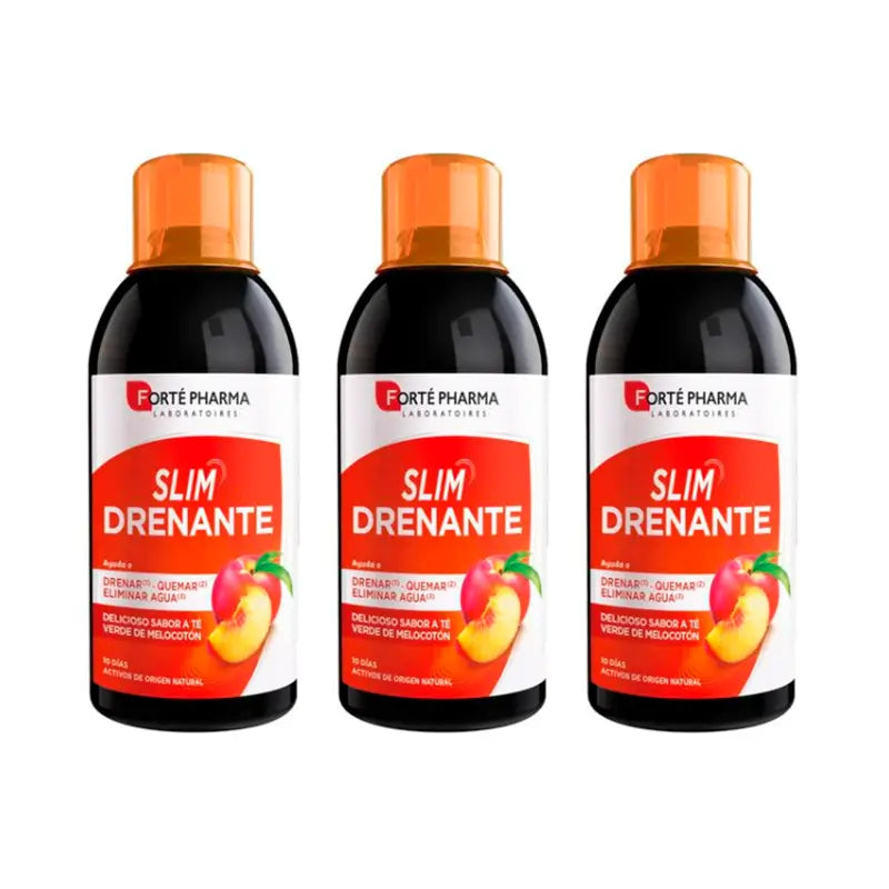Forté Pharma Triplo Slim Drainage, 3 x 500 ml