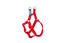 Harnais Freedog en nylon Basic Type A rouge, 8 mm, 15/30 cm