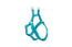 Harnais Freedog en nylon Basic Type A turquoise, 15 mm, 30/50 cm