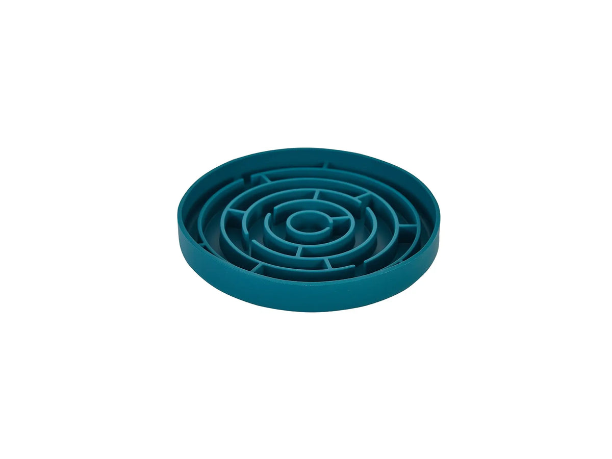 Freedog Bowl Soft Slow Food Blue Teal 22 X 22 X 3.5 Cm