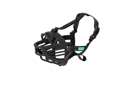 Freedog Muselière Ergo Plus Noire L, 31 cm