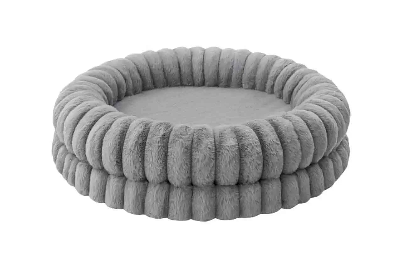 Lit Freedog Muffin gris, 76 x 76 x 18 cm