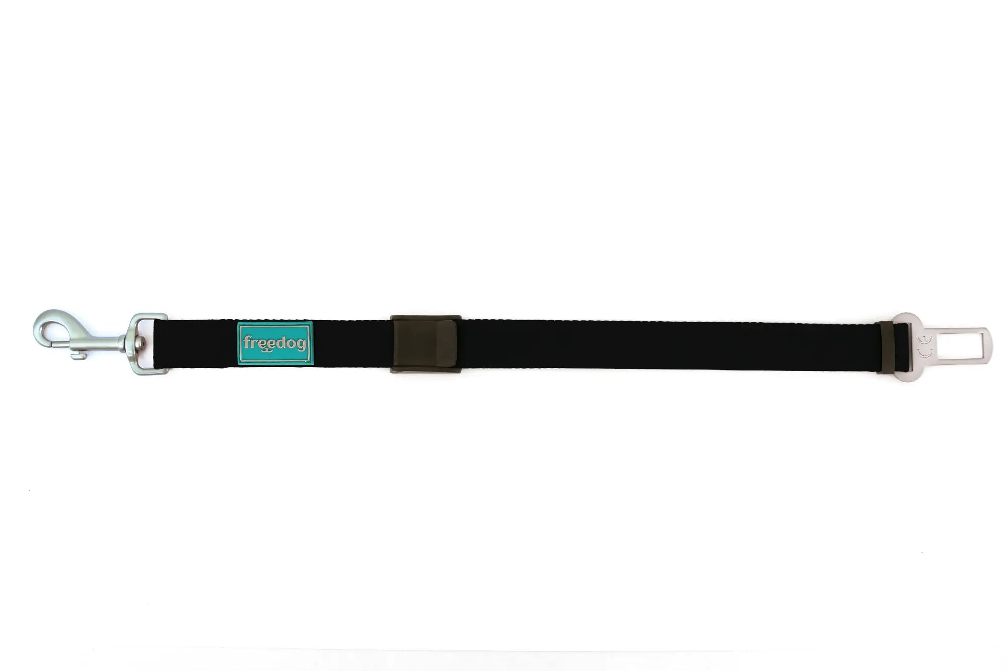 Freedog Ceinture de sécurité pour voiture noire, 25 mm, 36/56 cm