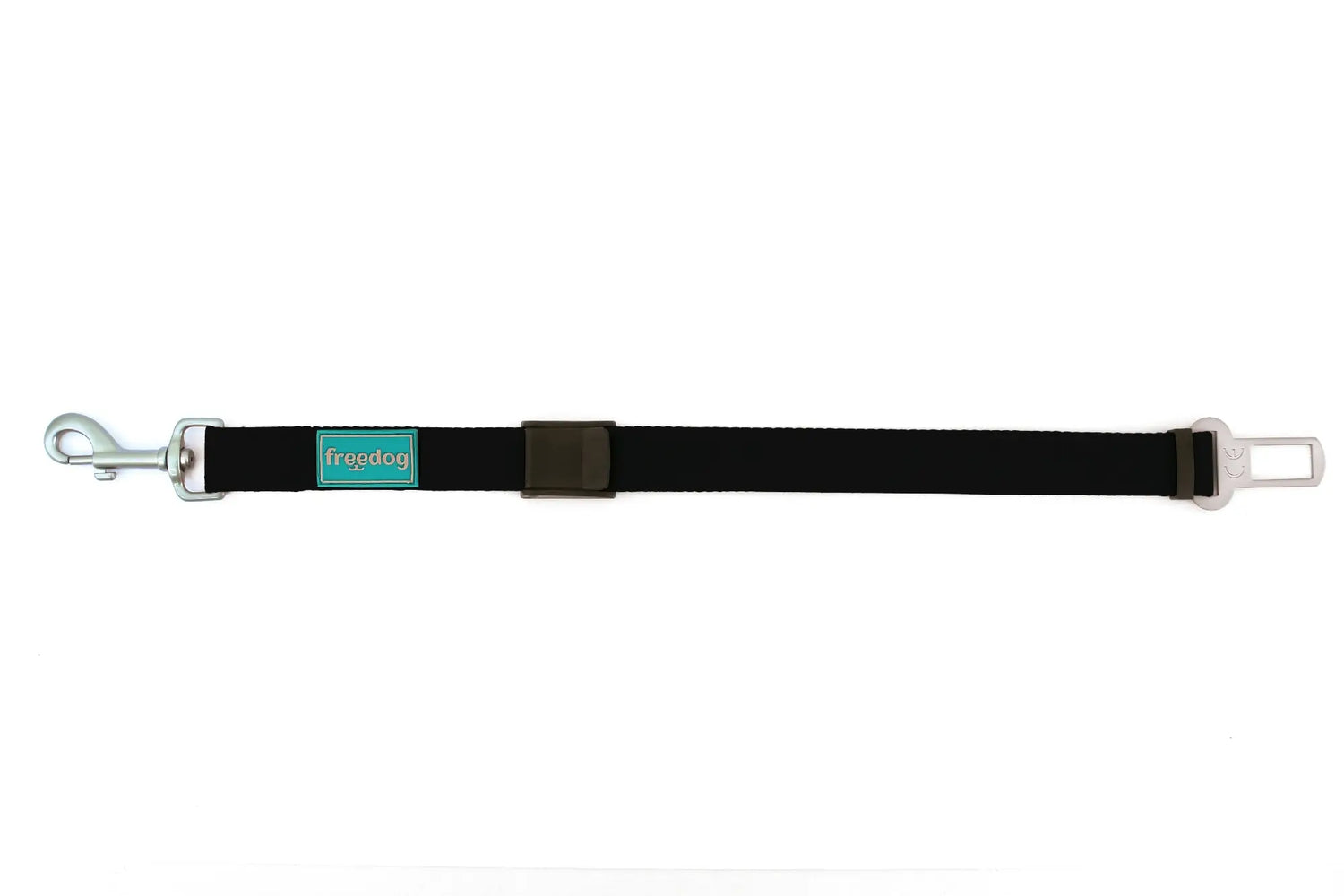 Freedog Ceinture de sécurité pour voiture noire, 25 mm, 36/56 cm