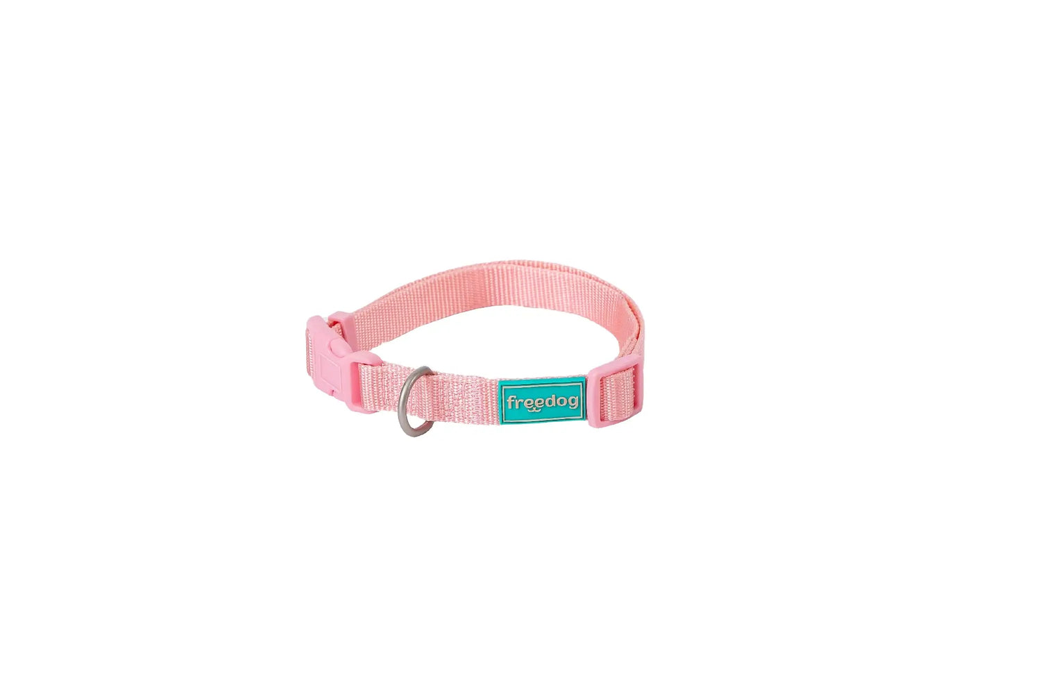Collier Freedog en nylon Basic rose, 8 mm, 10/20 cm