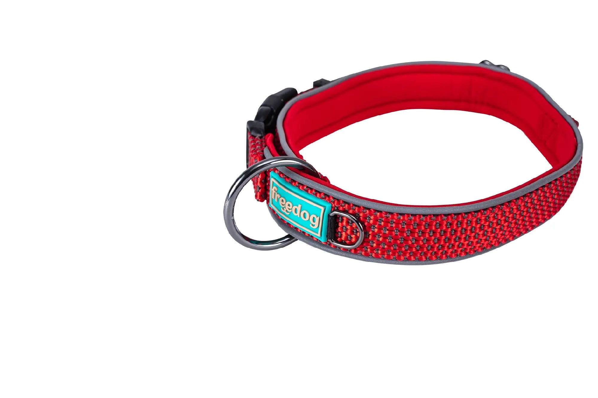 Collier Freedog en nylon Extreme rouge, 20 mm, 35/51 cm