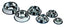 Freedog : gamelle en inox antidérapante, 15 cm, 0,70 L