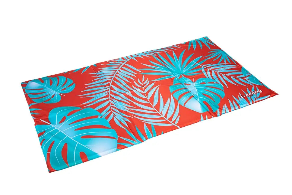 Freedog Cool Bed Coral Palm Recycled, 50 x 40 cm