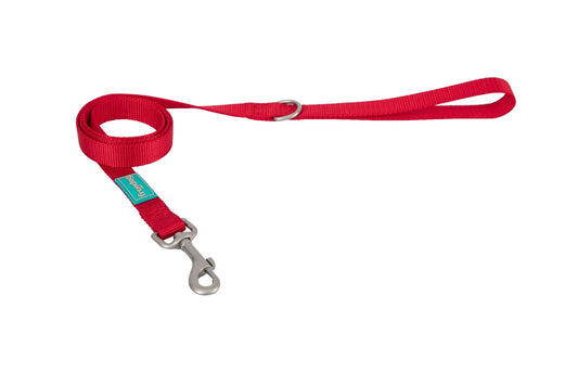 Laisse Freedog en nylon Basic rouge, 25 mm, 120 cm