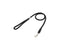 Laisse Freedog en nylon ronde noire, 10 mm, 120 cm