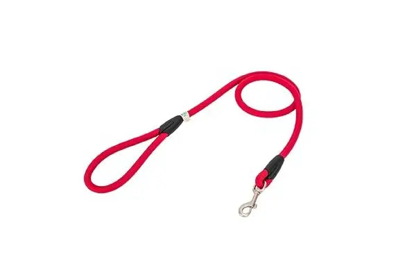 Freedog : laisse ronde en nylon rouge, 13 mm, 120 cm