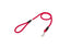 Freedog : laisse ronde en nylon rouge, 13 mm, 120 cm