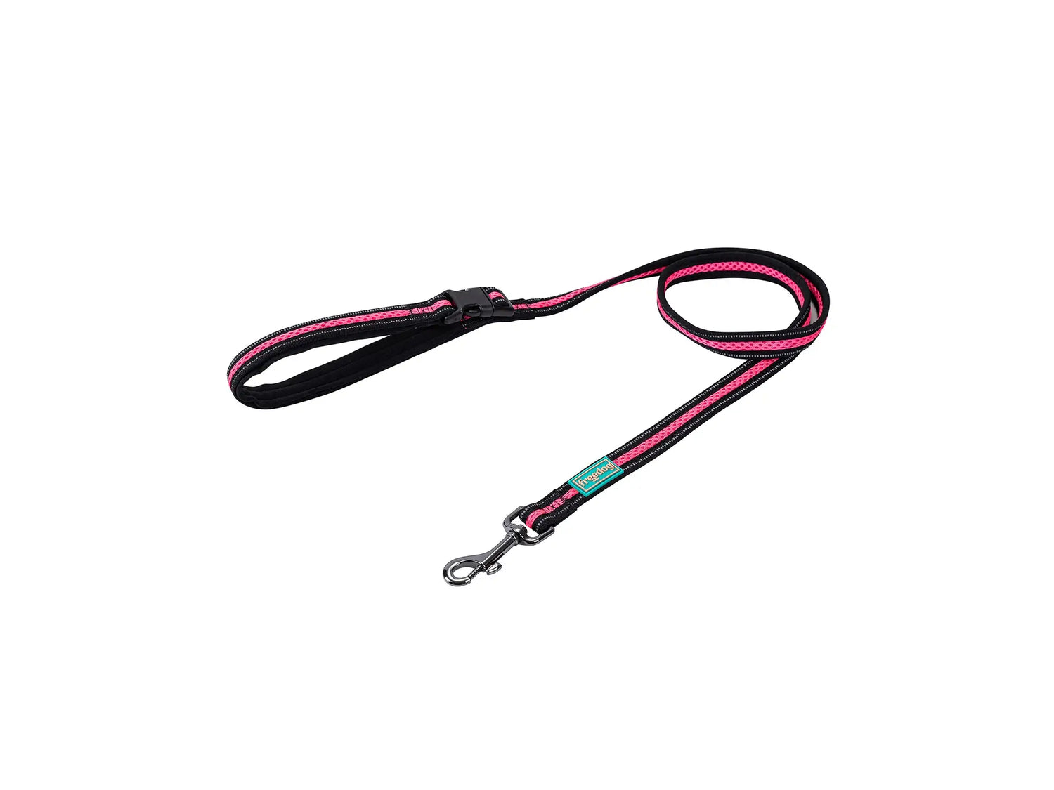 Laisse Freedog Soft Sport rose, 25 mm, 120 cm